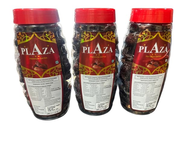 Plaza Bottle Dates 400g Bottle Pack